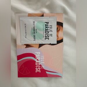 Isle of paradise self tanning drops sample packet